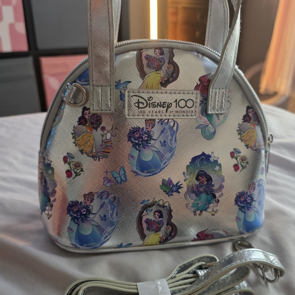 Disney 100 Silver Princess Bag